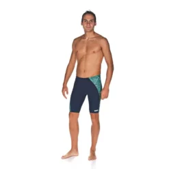 Arena Water Jammer -Speedo Shop 001383 navy green navy front l 1