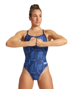 Arena Puzzled Challenge Back -Speedo Shop 004638 770 w puzzled challenge back one piece 001 o