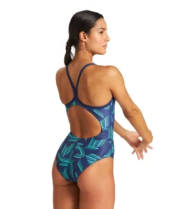 Arena Puzzled Light Drop Back -Speedo Shop 004639 660 w puzzled light drop back one piece 002 o