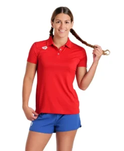 Arena Women's Team Polo -Speedo Shop 004894 400 womens team poloshirt solid 001 o