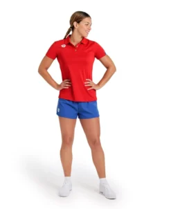 Arena Women's Team Polo -Speedo Shop 004894 400 womens team poloshirt solid 003 o