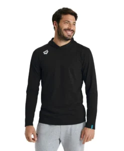 Arena Team Long Sleeve Hooded T-Shirt -Speedo Shop 004903 555 team hooded long sleeve t shirt panel 001 o 1 1