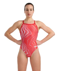 Arena Marbled Light Drop Back -Speedo Shop 005563 450 women s swimsuit lightdrop back marbled 001 o