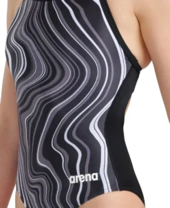 Arena Marbled Light Drop Back -Speedo Shop 005563 550 women s swimsuit lightdrop back marbled 004 o