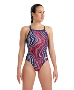 Arena Marbled Light Drop Back -Speedo Shop 005563 740 women s swimsuit lightdrop back marbled 001 o