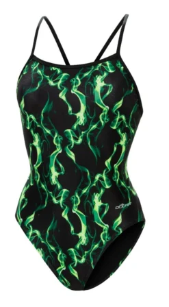 Dolfin Women's Print V-Back One Piece -Speedo Shop 0100 b23d front