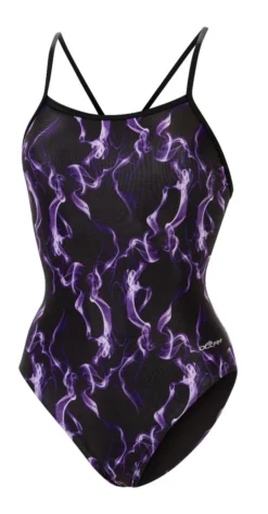 Dolfin Women's Print V-Back One Piece -Speedo Shop 0100 b30d front
