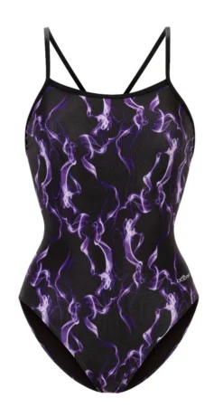 Dolfin Women's Print V-Back One Piece -Speedo Shop 0100 b30d front2
