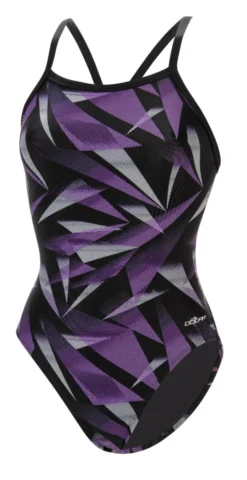 Dolfin Women's Print V2 Back One Piece 18 Dolfin Women's Print V2 Back One Piece -Speedo Shop 0531 a34d front