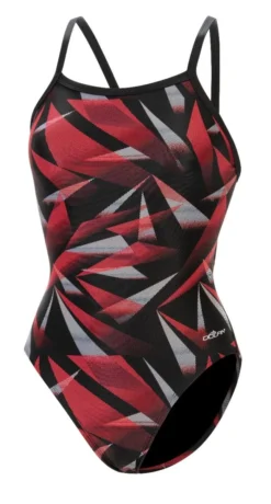 Dolfin Women's Print V2 Back One Piece 21 Dolfin Women's Print V2 Back One Piece -Speedo Shop 0531 a35d front