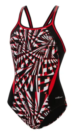 Dolfin Women's Print Color Block DBX Back One Piece 18 Dolfin Women's Print Color Block DBX Back One Piece -Speedo Shop 5m00 b39d front