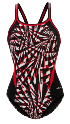 Dolfin Women's Print Color Block DBX Back One Piece 19 Dolfin Women's Print Color Block DBX Back One Piece -Speedo Shop 5m00 b39d front2
