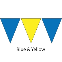 Plastic Backstroke Flags - 45 Ft. (Pair) -Speedo Shop 600120 blu ylw