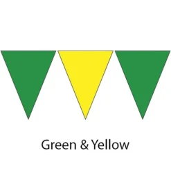 Kiefer Plastic Flags - 100 Ft. (Pair) -Speedo Shop 600120 grn ylw 2