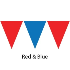 Kiefer Plastic Flags - 100 Ft. (Pair) -Speedo Shop 600120 red blu 2