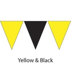 Plastic Backstroke Flags - 45 Ft. (Pair) -Speedo Shop 600120 ylw blk