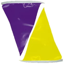 50 Ft. Polyethylene Flags -Speedo Shop 65250 purple yellow 2 1