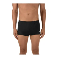 Speedo Male Polymesh Training Swimsuit -Speedo Shop 705896 black front