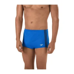 Speedo Solid Poly Mesh Square Leg 5 Speedo Solid Poly Mesh Square Leg -Speedo Shop 705970 sapphire front