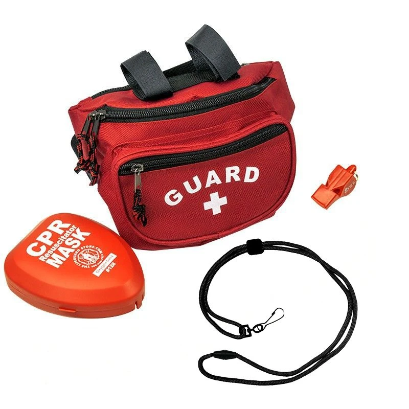 Guard Red Waterpark Hip Pack/Pocket Mask Combo Kit 1 Guard Red Waterpark Hip Pack/Pocket Mask Combo Kit