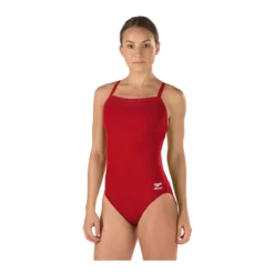 Speedo Solid Endurance Flyback -Speedo Shop 819016 maroon front