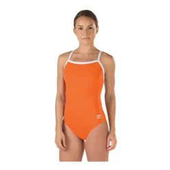 Speedo Solid Endurance Flyback -Speedo Shop 819016 orange front