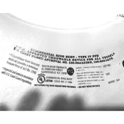 24" USCG Ring Buoy -Speedo Shop 905 white 1 2