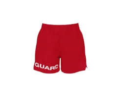Kiefer 4-Way Stretch Unisex Lifeguard Deck Short -Speedo Shop 939200 guard red new edit