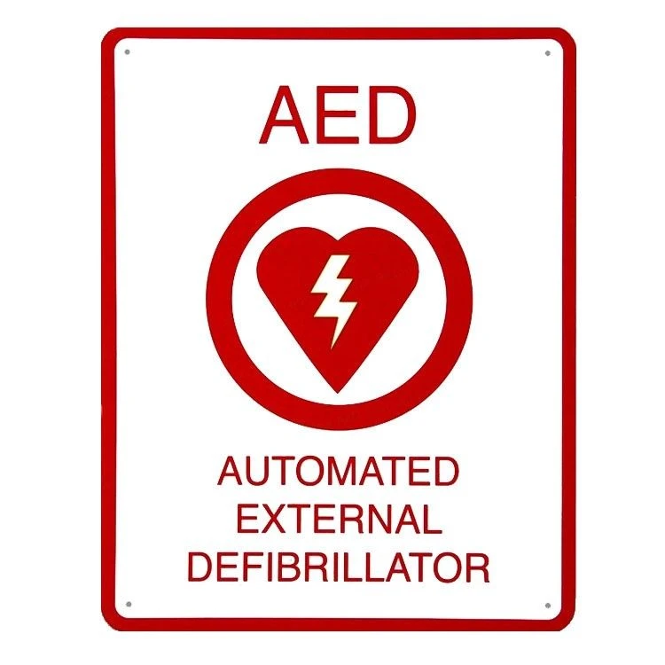 Flat AED Wall Sign 1 Flat AED Wall Sign