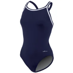 Dolfin Solid Poly DBX Back -Speedo Shop 9582mc front navy2 10