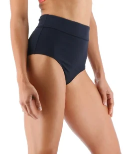 TYR Leila Solid High Waist Bottom -Speedo Shop blehso7a leila solid high waist bottoms black 3