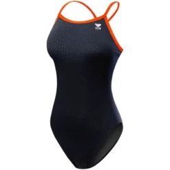 TYR Hexa Durafast Diamondfit -Speedo Shop dhex7 black orange front