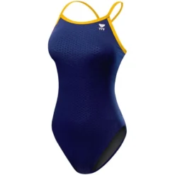 TYR Hexa Durafast Diamondfit -Speedo Shop dhex7 navy gold front