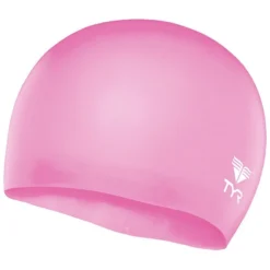 TYR Wrinkle-Free Silicone Jr. Cap -Speedo Shop lcsjr pink