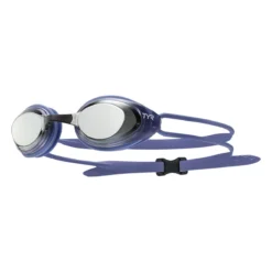 TYR Black Hawk Racing Femme Mirrored Goggle -Speedo Shop lgbhfm silver purple