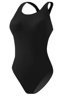 RISE Solid MB Back W/Shelf Bra 7 RISE Solid MB Back W/Shelf Bra -Speedo Shop lgs11 front black