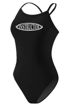 RISE Instructor Poly H-Back -Speedo Shop lgs12i front black
