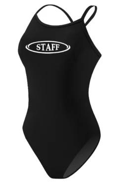 RISE Staff Poly H-Back -Speedo Shop lgs12st front black