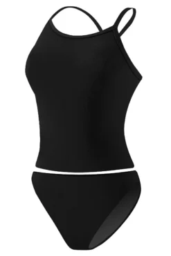 RISE Solid Workout Tankini -Speedo Shop lgs21 front black