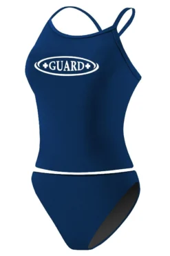 RISE Guard Poly Workout Tankini -Speedo Shop lgs21gu front navy