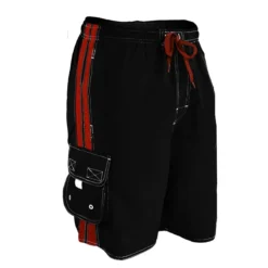 RISE Solid Splice Board Short 7 RISE Solid Splice Board Short -Speedo Shop lgs45 front black