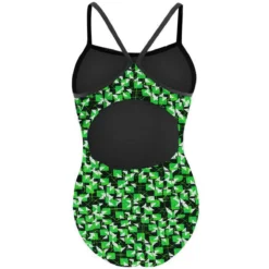 RISE Sandies Female Blueprint Poly Swimsuit -Speedo Shop lgs47 17g bk