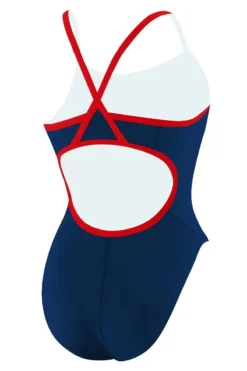 RISE Guard Poly Color Trim H-Back -Speedo Shop lgs64gu back navy red