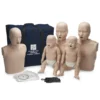 Prestan Family Pack- 2 Adult, 1 Child And 2 Infant Manikins With Rate Monitor