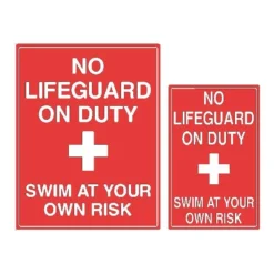 Swim At Your Own Risk Sign