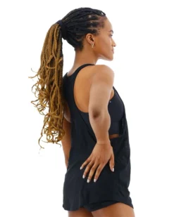 TYR Solid Madison 2 In 1 Tank -Speedo Shop tmaso7a solid madison 2in1 tank black 2 4