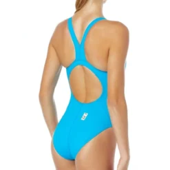 TYR Thresher Aeroback Swimsuit -Speedo Shop tpsa6 blue grey back r