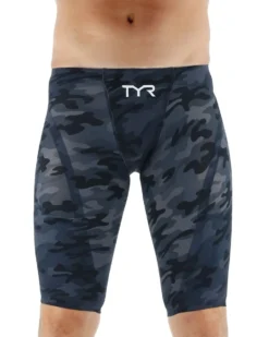 TYR Venzo Camo High Waist Jammer -Speedo Shop vzchw6a venzo camo high waist jammer black 1