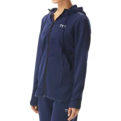 TYR Women's Alliance Podium Hoodie -Speedo Shop wtfzh2a 401 alt05 1
